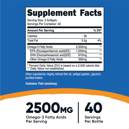 Nutricost Aceite de pescado omega 3 - Imagen 2