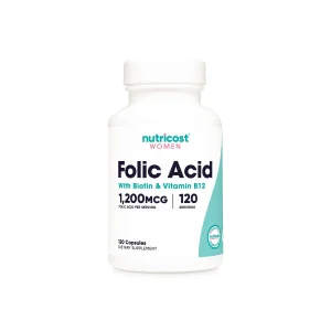 Nutricost Ácido fólico para mujer
