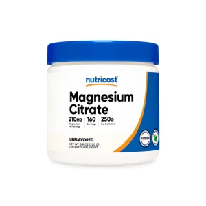 Nutricost Polvo de citrato de magnesio