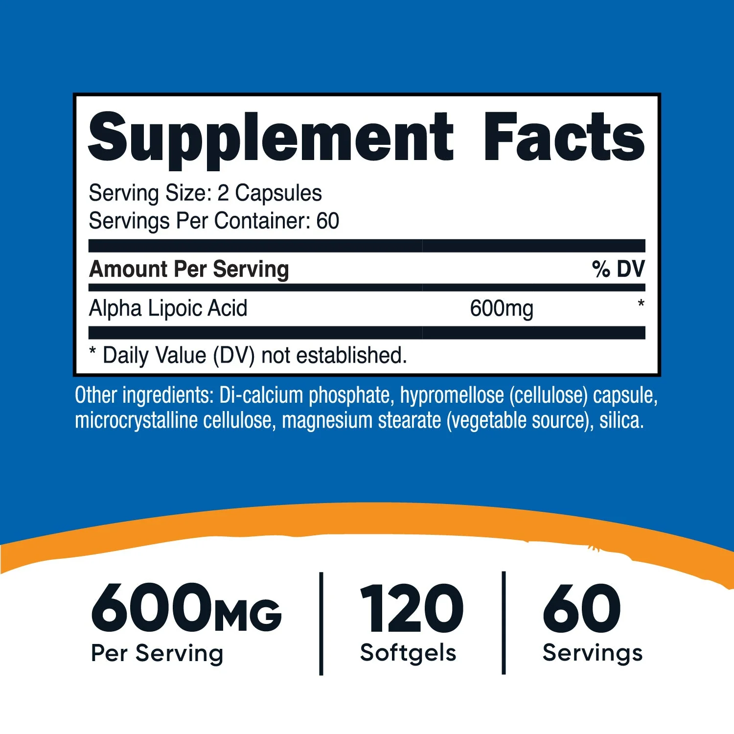 Nutricost Ácido alfa lipoico - Imagen 2