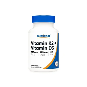Nutricost Vitamina K2 + Vitamina D3