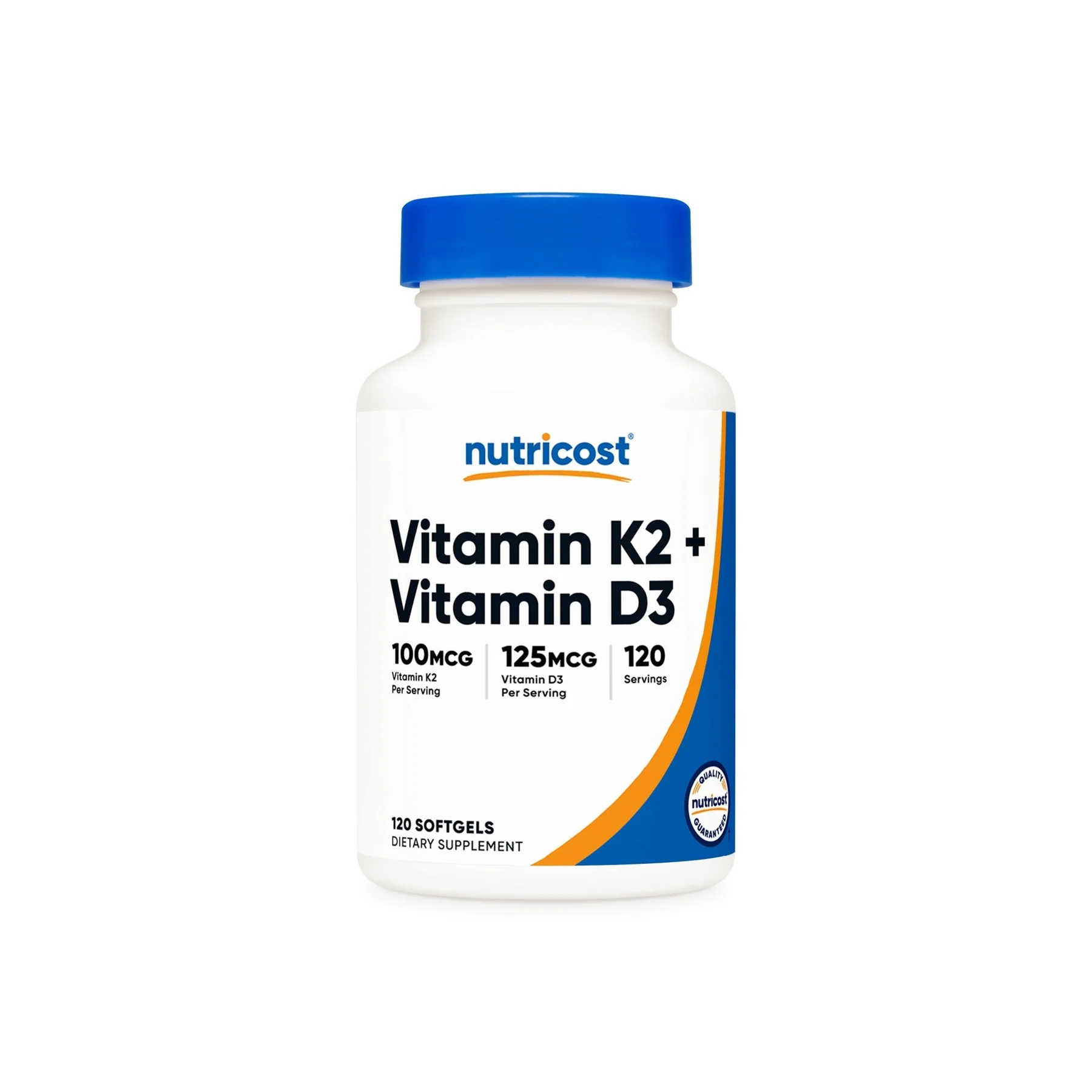 Nutricost Vitamina K2 + Vitamina D3