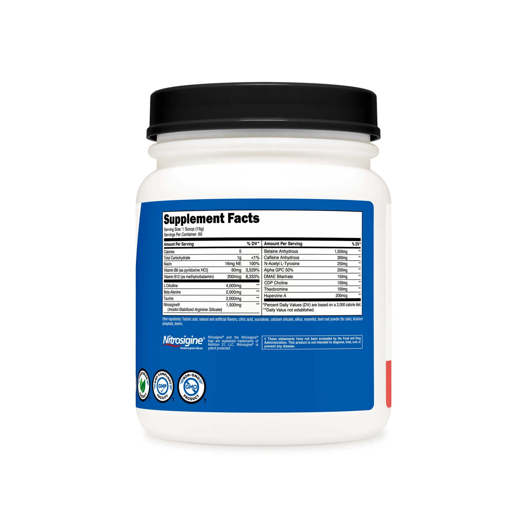 Nutricost - pre-entrenamiento en polvo vegetariano - Imagen 2